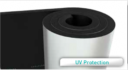PVC + Aluminium Foil Faced Flexible Elastomeric Foam Rolls